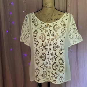 Sheer AE lace top